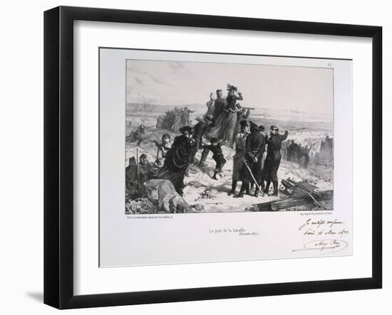 Le Jour Du Bataille' ('The Day of the Battle), Siege of Paris, Franco-Prussian War, 1870-Auguste Bry-Framed Giclee Print