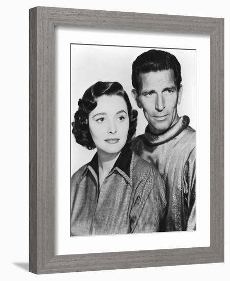 Le Jour ou la terre s'arreta THE DAY THE EARTH STOOD STILL by Robert Wise with Michael Rennie and P-null-Framed Photo