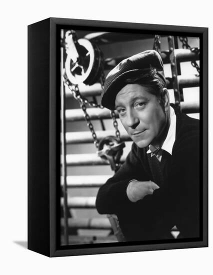 LE JOUR SE LEVE, 1939 directed by MARCEL CARNE Jean Gabin (b/w photo)-null-Framed Stretched Canvas