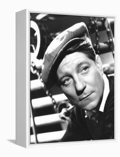 LE JOUR SE LEVE, 1939 directed by MARCEL CARNE Jean Gabin (b/w photo)-null-Framed Stretched Canvas