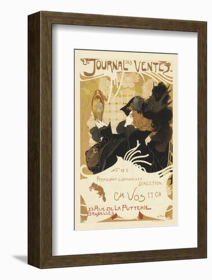 Le Journal Des Ventes (Auction Record)-Georges da Feure-Framed Art Print