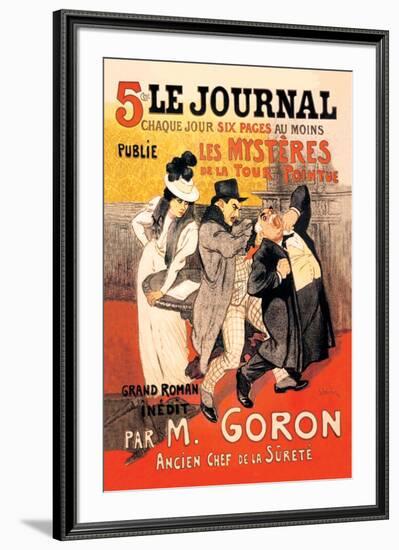 Le Journal: Les Mysteres de la Tour Pointue, c.1899-Théophile Alexandre Steinlen-Framed Art Print