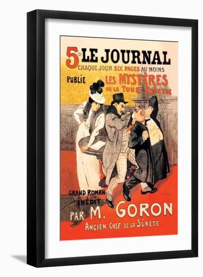 Le Journal: Les Mysteres de la Tour Pointue, c.1899-Théophile Alexandre Steinlen-Framed Premium Giclee Print