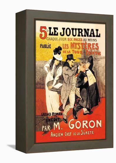 Le Journal: Les Mysteres de la Tour Pointue, c.1899-Théophile Alexandre Steinlen-Framed Stretched Canvas