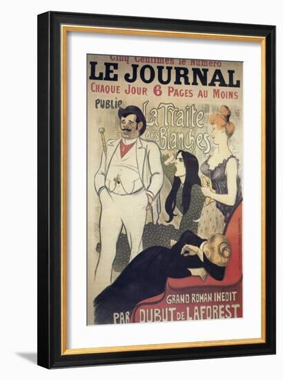 Le Journal, Poster, 1899-Theophile Alexandre Steinlen-Framed Giclee Print