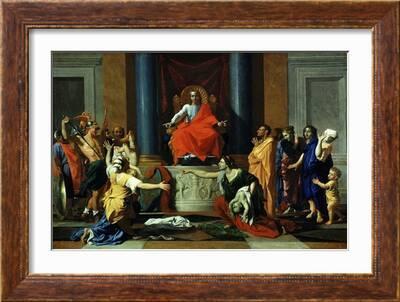 Le Jugement De Salomon (The Judgement of Solomon)' Giclee Print - Nicolas  Poussin | Art.com