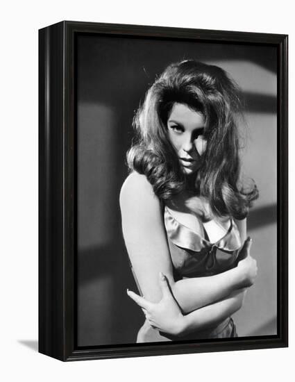 Le kid by Cincinnati THE CINCINNATI KID by NormanJewison with Ann-Margret, 1965 (b/w photo)-null-Framed Stretched Canvas