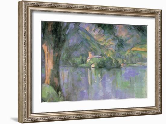 Le Lac Annecy-Paul Cézanne-Framed Art Print