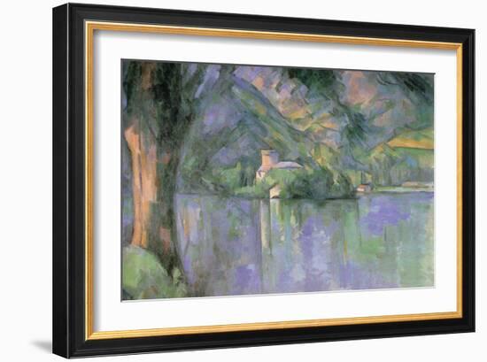 Le Lac Annecy-Paul Cézanne-Framed Art Print