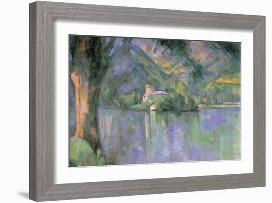 Le Lac Annecy-Paul C?zanne-Framed Art Print