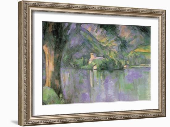 Le Lac Annecy-Paul Cézanne-Framed Art Print