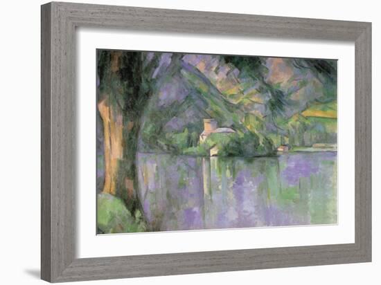 Le Lac Annecy-Paul Cézanne-Framed Art Print