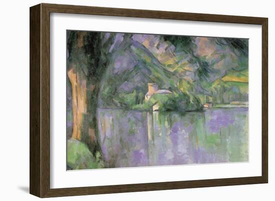 Le Lac Annecy-Paul Cézanne-Framed Art Print