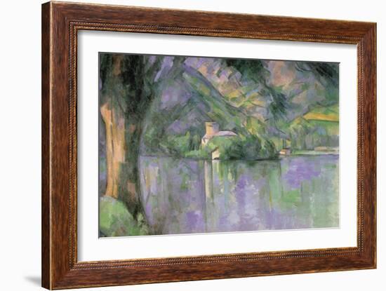 Le Lac Annecy-Paul Cézanne-Framed Art Print