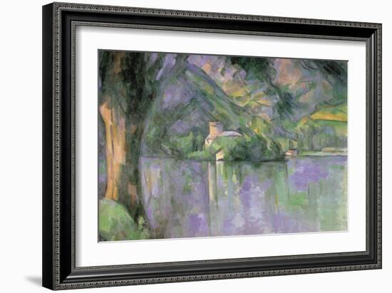 Le Lac Annecy-Paul Cézanne-Framed Art Print