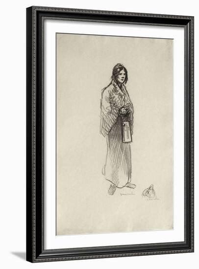 Le lait II-Théophile Alexandre Steinlen-Framed Limited Edition