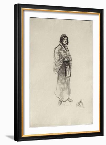 Le lait II-Théophile Alexandre Steinlen-Framed Limited Edition