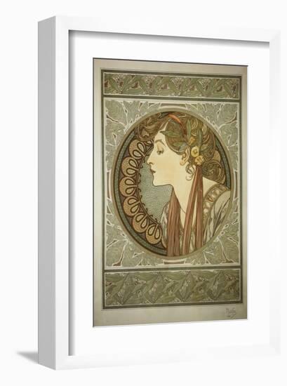 Le Laurier-Alphonse Mucha-Framed Premium Giclee Print