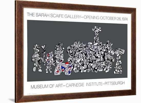 Le Libre Echange-Jean Dubuffet-Framed Collectable Print