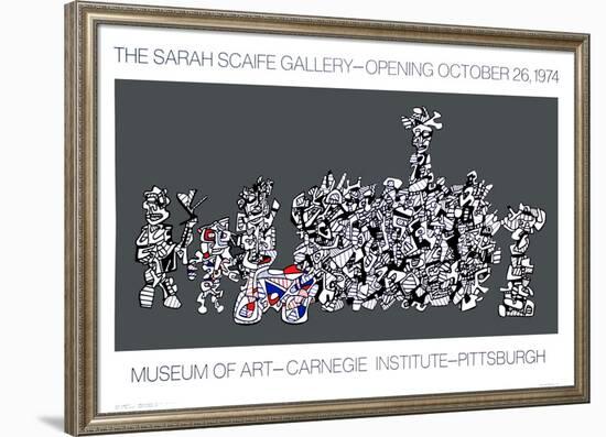 Le Libre Echange-Jean Dubuffet-Framed Collectable Print