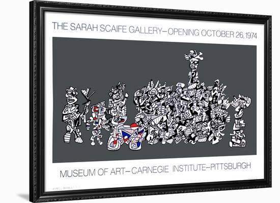 Le Libre Echange-Jean Dubuffet-Framed Collectable Print