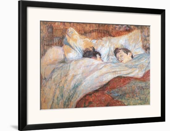Le Lit-Henri de Toulouse-Lautrec-Framed Art Print