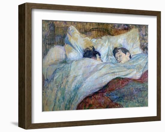 Le Lit-Henri de Toulouse-Lautrec-Framed Giclee Print