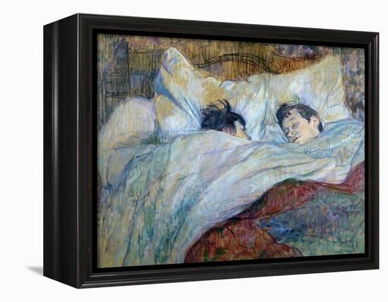 Le Lit-Henri de Toulouse-Lautrec-Framed Premier Image Canvas