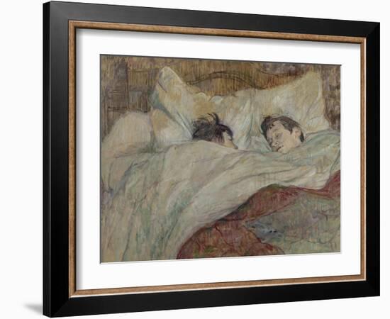 Le lit-Henri de Toulouse-Lautrec-Framed Giclee Print