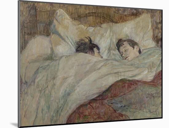 Le lit-Henri de Toulouse-Lautrec-Mounted Giclee Print