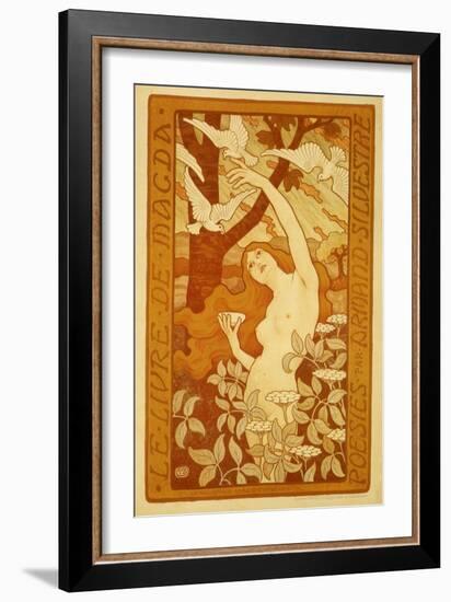 Le Livre de Magda, c.1898-Paul Berthon-Framed Giclee Print