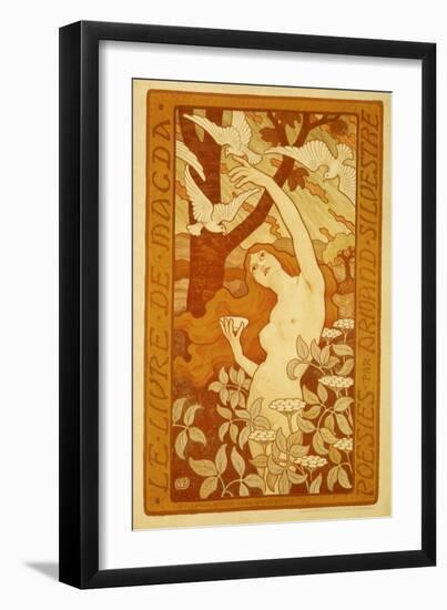 Le Livre de Magda, c.1898-Paul Berthon-Framed Giclee Print