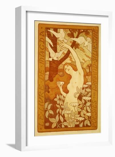 Le Livre de Magda, c.1898-Paul Berthon-Framed Giclee Print