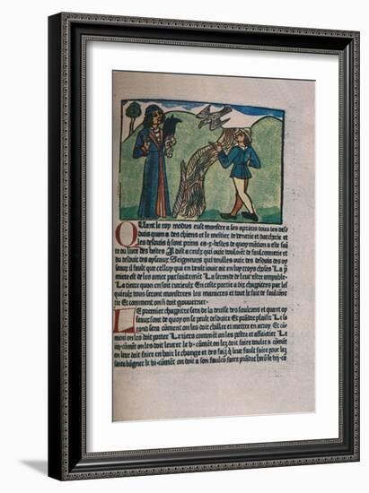'Le Livre du Roy Modus', 1486 (1947)-Unknown-Framed Giclee Print