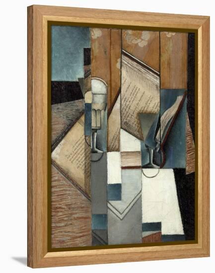 Le livre-Juan Gris-Framed Premier Image Canvas