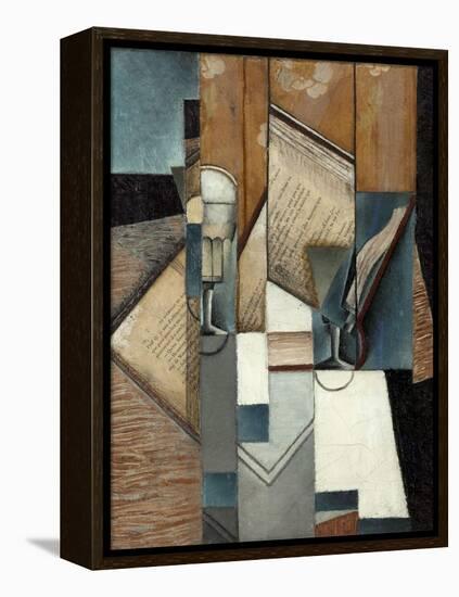 Le livre-Juan Gris-Framed Premier Image Canvas