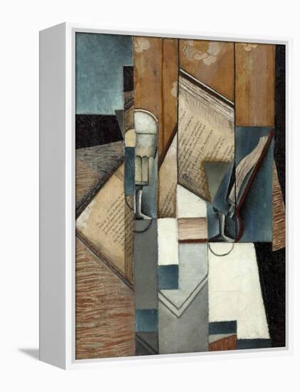 Le livre-Juan Gris-Framed Premier Image Canvas