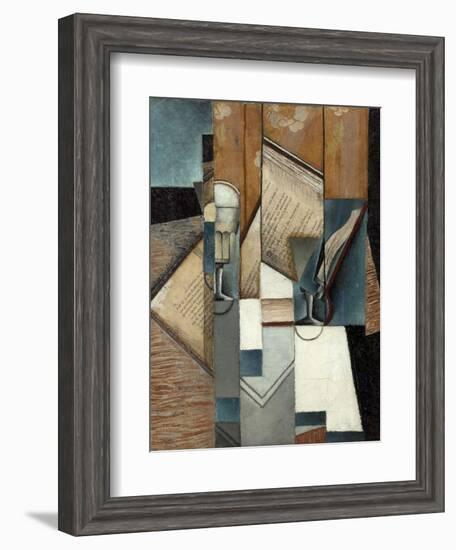 Le livre-Juan Gris-Framed Giclee Print