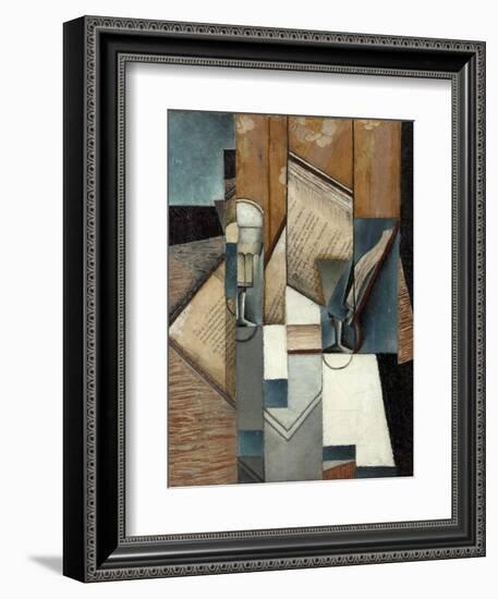 Le livre-Juan Gris-Framed Giclee Print