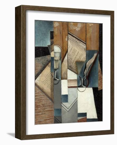 Le livre-Juan Gris-Framed Giclee Print