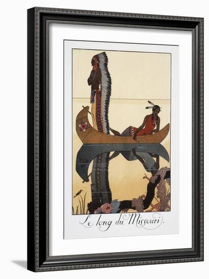 Le Long Du Missouri-Georges Barbier-Framed Giclee Print