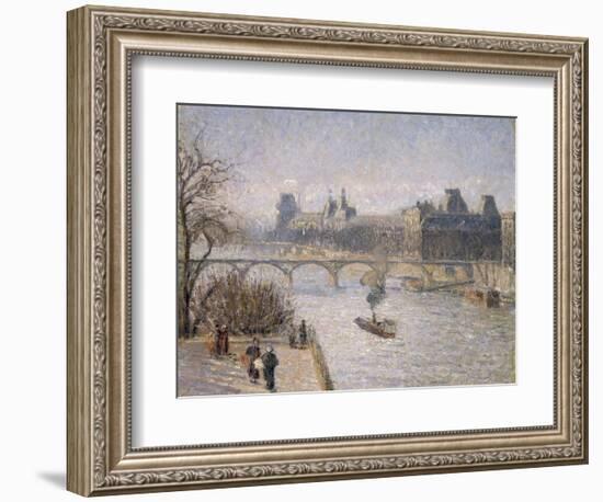 Le Louvre, 1901-Camille Pissarro-Framed Giclee Print