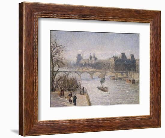 Le Louvre, 1901-Camille Pissarro-Framed Giclee Print