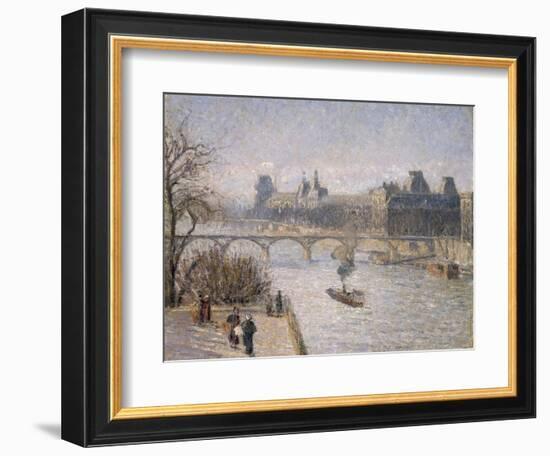 Le Louvre, 1901-Camille Pissarro-Framed Giclee Print