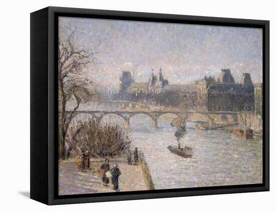 Le Louvre, 1901-Camille Pissarro-Framed Premier Image Canvas