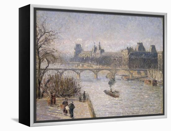 Le Louvre, 1901-Camille Pissarro-Framed Premier Image Canvas