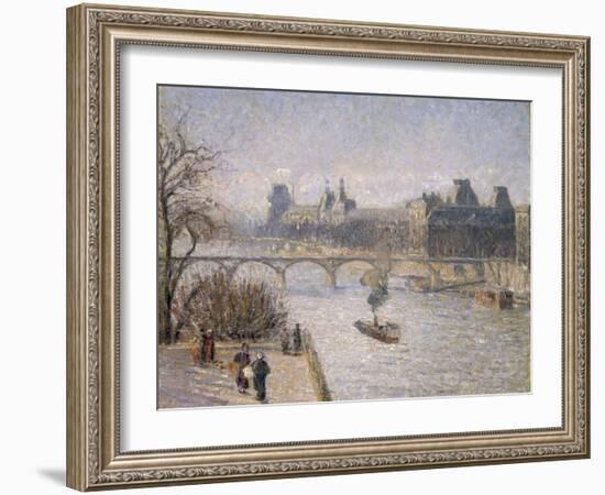 Le Louvre, 1901-Camille Pissarro-Framed Giclee Print