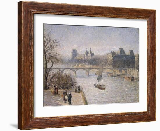 Le Louvre, 1901-Camille Pissarro-Framed Giclee Print