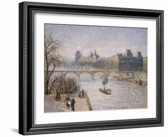 Le Louvre, 1901-Camille Pissarro-Framed Giclee Print