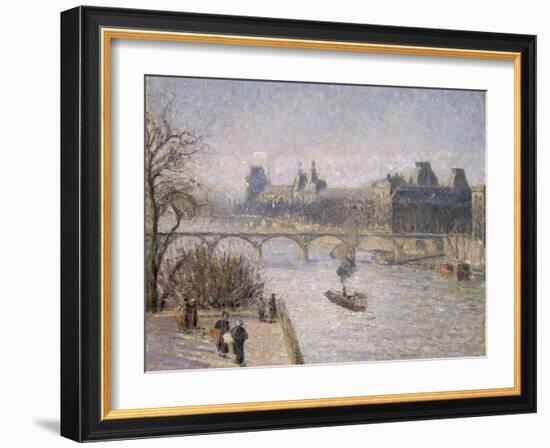 Le Louvre, 1901-Camille Pissarro-Framed Giclee Print